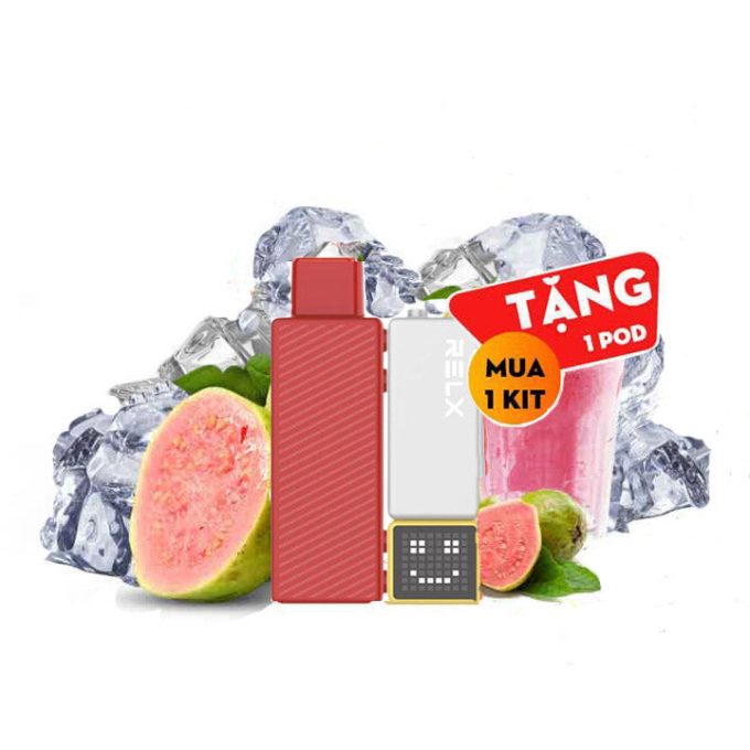 正品悦刻乐高积木RELX Creator红心番石榴口味Pink Guava(大容量18000口) - 图片 2