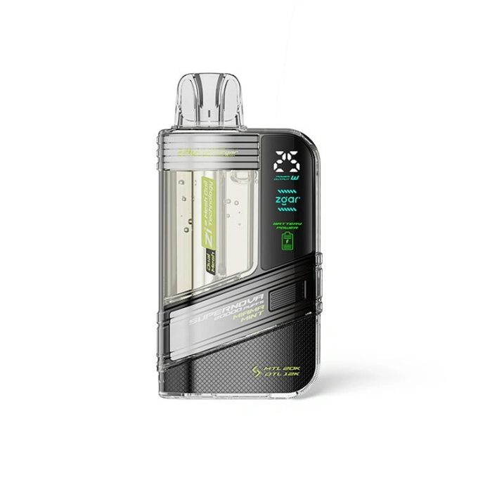 正品冰熊Zgar Supernova 20000口一次性电子烟-可视化烟仓/LED显示屏/可调节火力烟阻 - 图片 6