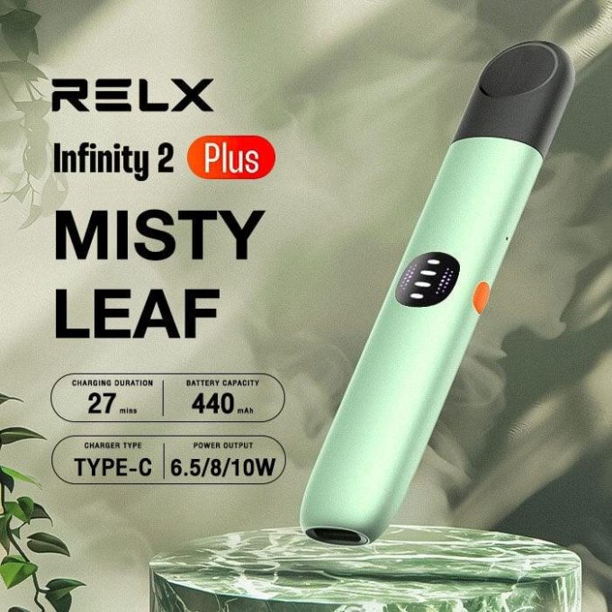 悦刻Relx 原装正品无限2(RELX Infinity2 plus) plus七代杆 绿色(MISTY LEAF) 海外版（四五六代烟弹通用） - 图片 2
