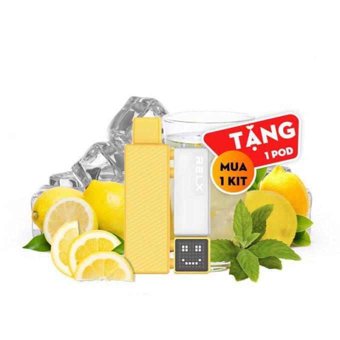 正品悦刻乐高积木RELX Creator海盐柠檬口味Sea Salt Lemon(大容量18000口）