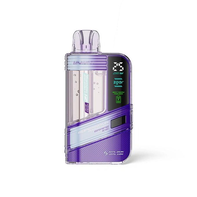 正品冰熊Zgar Supernova 20000口一次性电子烟-可视化烟仓/LED显示屏/可调节火力烟阻 - 图片 3