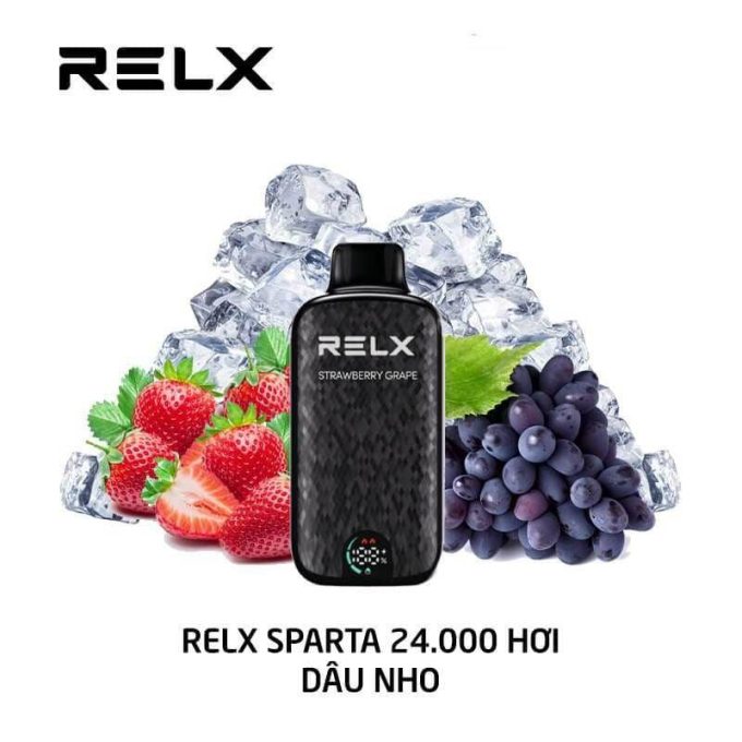 正品悦刻大黑盒斯巴达 RELX Sparta 24000口一次性电子烟-大容量混合果味/智能液晶显示屏 - 图片 8