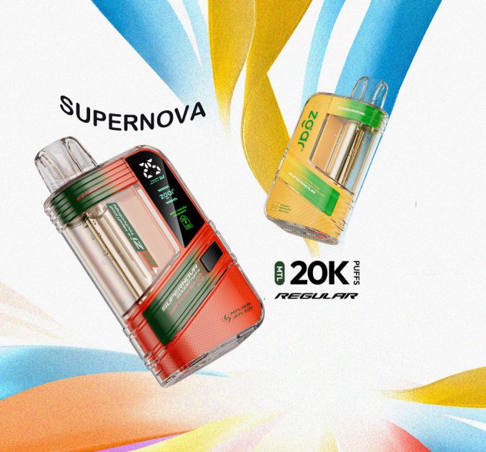 正品冰熊Zgar Supernova 20000口一次性电子烟-可视化烟仓/LED显示屏/可调节火力烟阻 - 图片 2