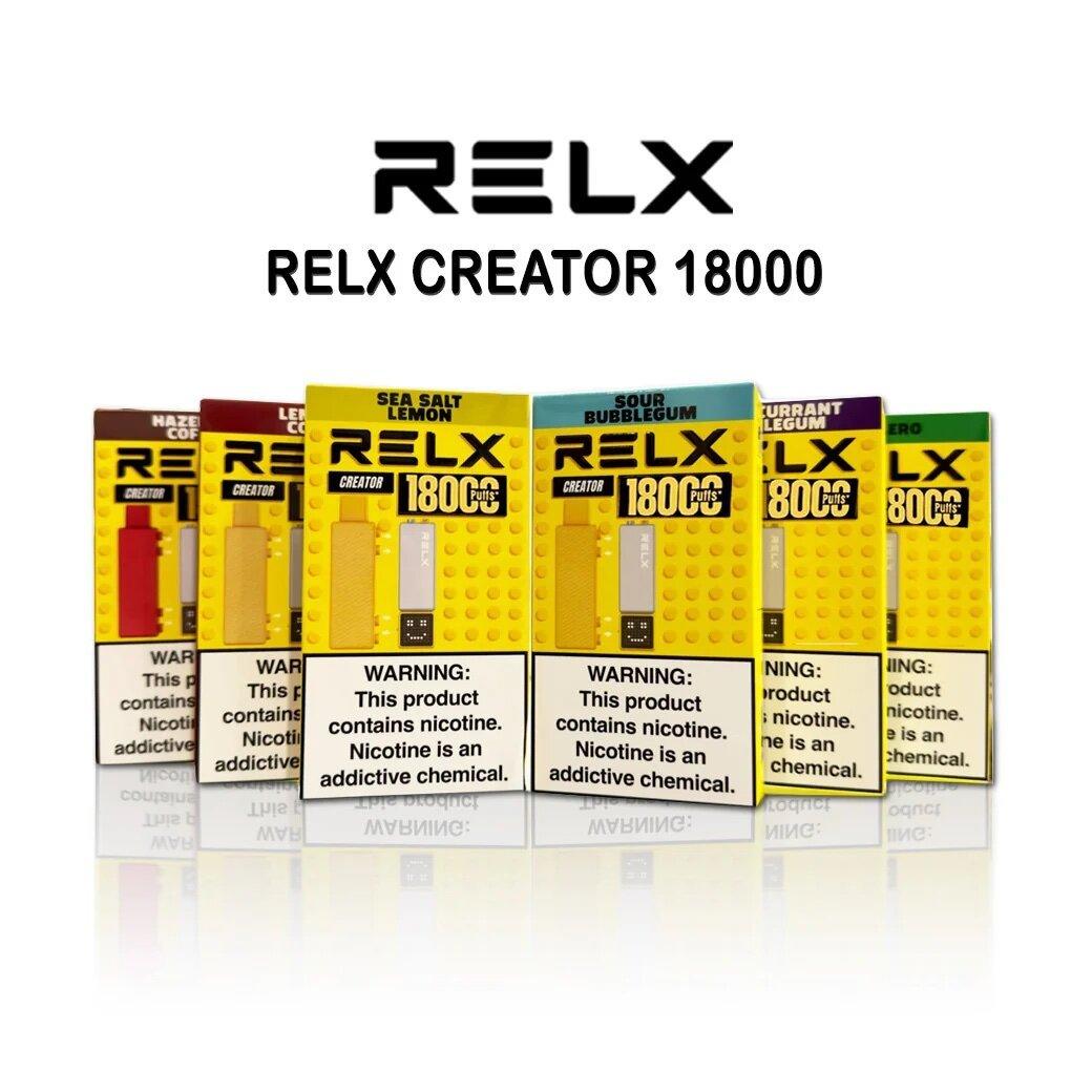 Relx 最新的 Relx M Pod Creator Closed Pod 18000 Vapor 评测