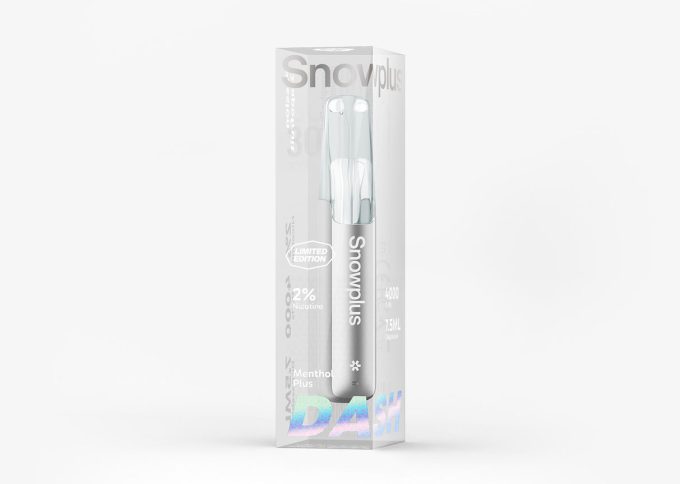 正品雪加鸭嘴兽限量版(Snowplus Dash Limited Edition)银色杆身经典一次性电子烟海外版 - 图片 2