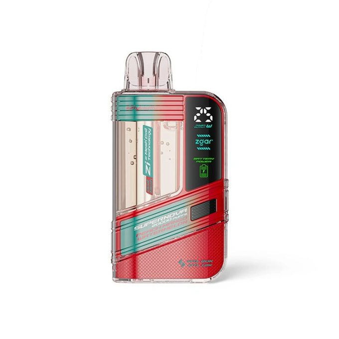 正品冰熊Zgar Supernova 20000口一次性电子烟-可视化烟仓/LED显示屏/可调节火力烟阻 - 图片 15