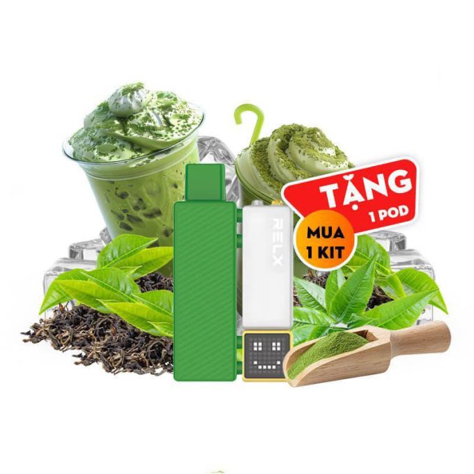 正品悦刻乐高积木RELX Creator抹茶星冰乐口味Matcha Frappe(大容量18000口）