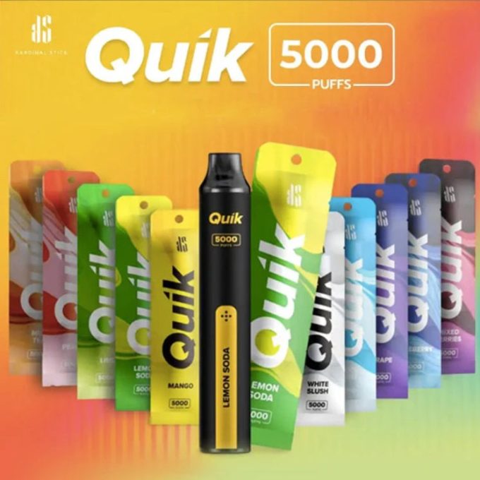 泰国版 Quik 经典一次性电子烟小黑条5000口-多口味可选 - 图片 12