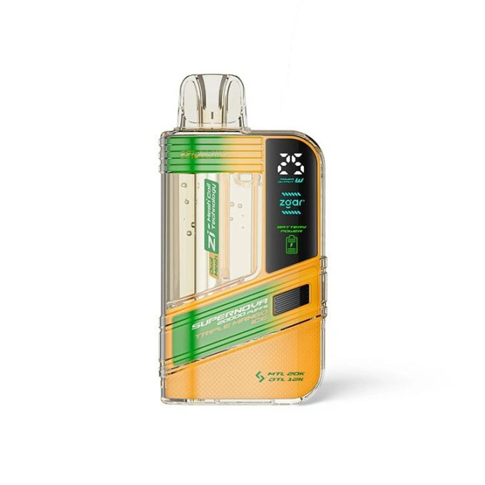 正品冰熊Zgar Supernova 20000口一次性电子烟-可视化烟仓/LED显示屏/可调节火力烟阻 - 图片 17