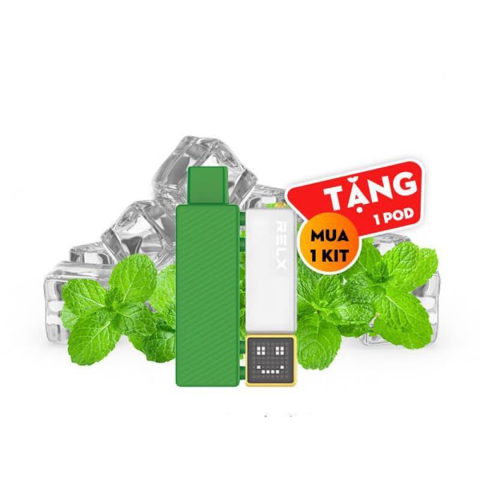 正品悦刻乐高积木RELX Creator薄荷口味Mint(大容量18000口)