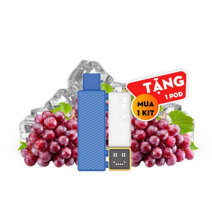 正品悦刻乐高积木RELX Creator葡萄口味Tangy Grape (大容量18000口）
