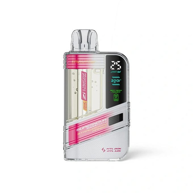 正品冰熊Zgar Supernova 20000口一次性电子烟-可视化烟仓/LED显示屏/可调节火力烟阻 - 图片 8