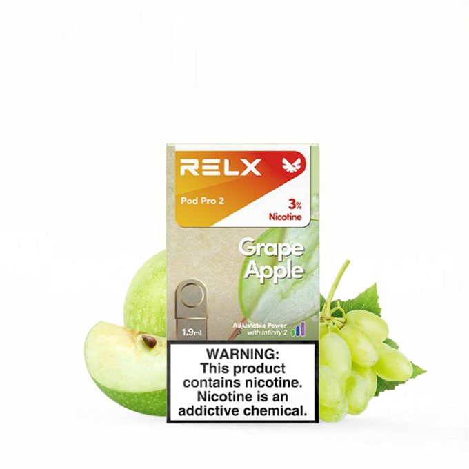 正品悦刻RELX外贸弹葡萄苹果(Grape Apple)口味-单颗装-(陶瓷芯版本)-三颗起售 - 图片 2