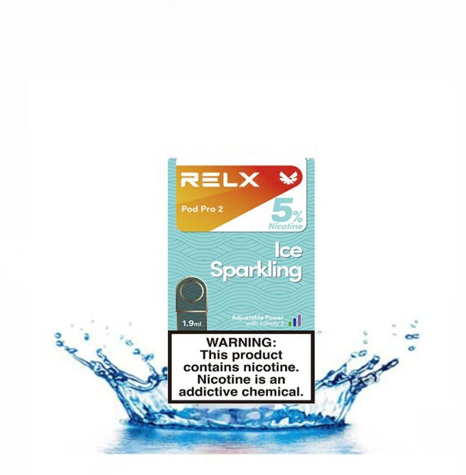 正品悦刻RELX外贸弹冰泉气泡水(Icy Sparkling)口味-单颗装-(陶瓷芯版本)-三颗起售 - 图片 2