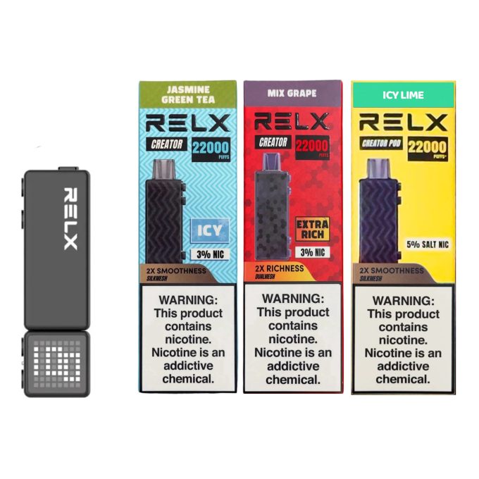 正品悦刻积木乐高套装/烟弹-多口味可选 RELX Creator  Black(大容量22000口）